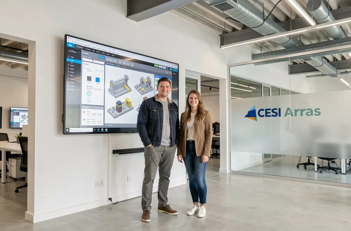 Des étudiants en école d'ingénieurs présentent un projet informatique au CESI Arras