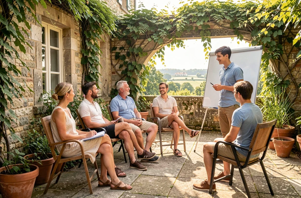 Séjour linguistique intensif en plein air autour de Bordeaux avec Verdié Hello